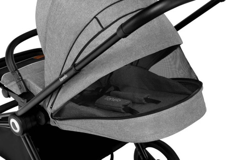 Lionelo Mika Wózek Głęboko-Spacerowy 2w1 Grey Stone