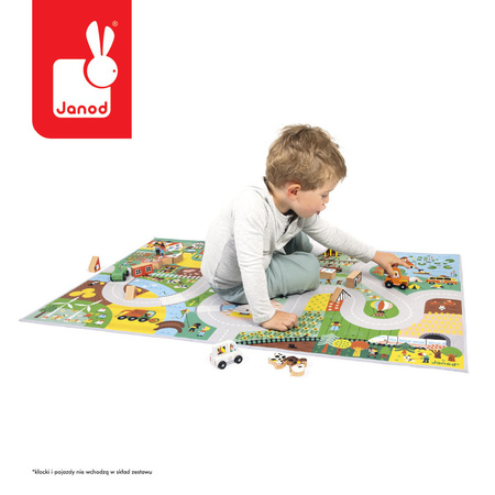 Janod Mata do zabawy z drogą Wieś Cross Roads 2+