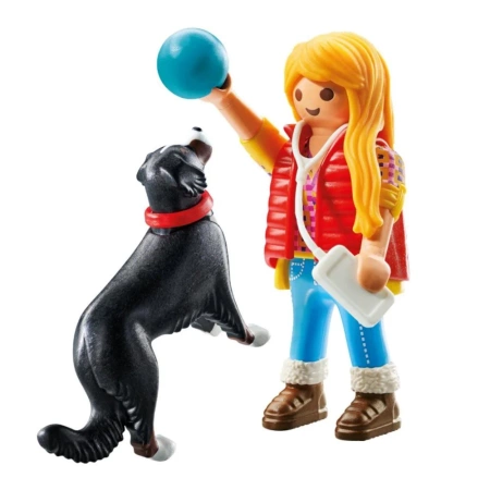 Playmobil my Life Dziewczynka z psem pasterskim 71738