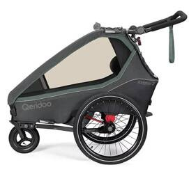 Qeridoo Kidgoo2 Przyczepka Rowerowa Ivy Green