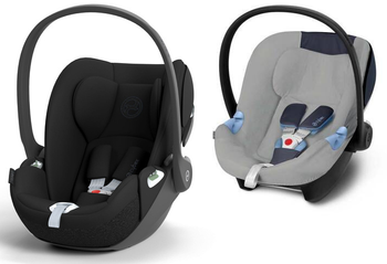 Cybex Cloud T I-Size Fotelik Samochodowy 0-13kg Sepia Black + Cybex Tapicerka Letnia Gratis