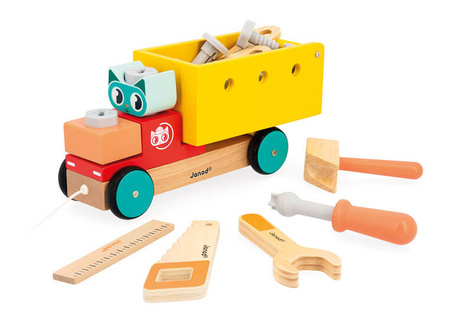 Janod Ciężarówka do składania do ciągnięcia Brico ‘Kids 2+