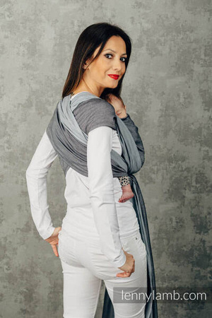 LennyLamb Howlit Moja pierwsza chusta do noszenia dzieci, 4,6m, tkana splotem skośno-krzyżowym (100% bawełna) 