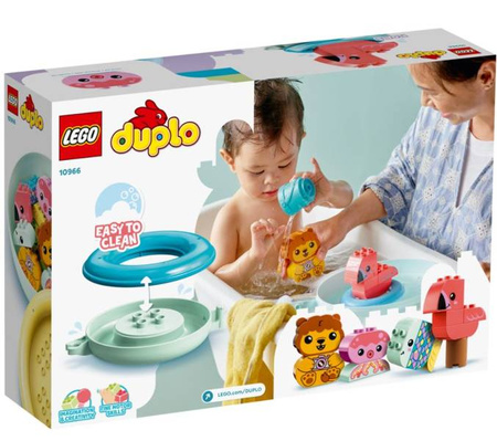 Lego Duplo Klocki Zabawa w Kąpieli: Pływająca Wyspa ze Zwierzątkami 10966
