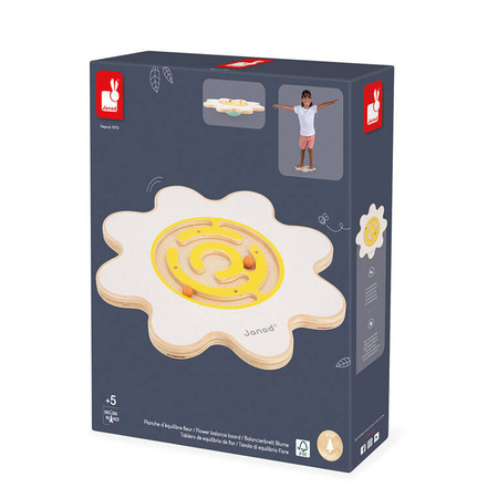 Janod Deska do balansowania z labiryntem Kwiat Sweet Cocoon 5+