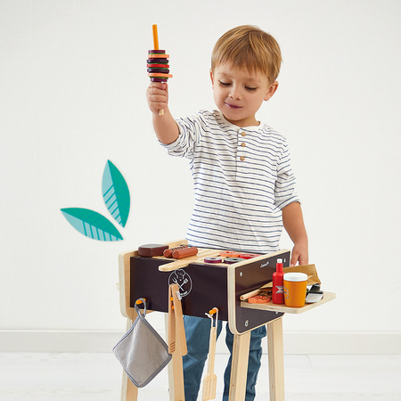 Janod Grill drewniany z akcesoriami 3+