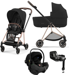 Cybex Mios 3.0 Wózek Głęboko-Spacerowy + Avionaut Pixel Pro 2.0 C Fotelik Samochodowy + Baza