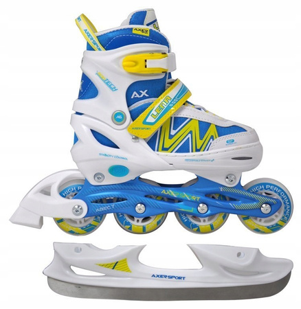 AXER SPORT ŁYŻWOROLKI REGUL. 2W1 LENA r. 35-38