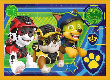 Trefl Puzzle PAW Psi Patrol Wakacyjny Puzzle 4w1