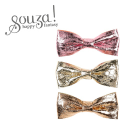 Souza! Spinki do włosów metaliczne kokardki Xandi 3 szt.