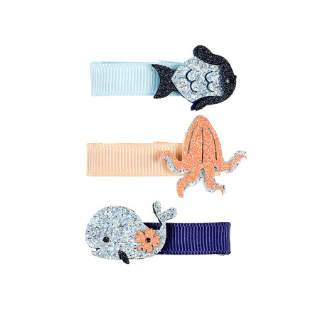 Souza! Spinki do włosów brokatowe zwierzątka morskie Rifka 3 szt.