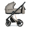 Roan Ivi 2.0 Wózek Głęboko-Spacerowy Rama Rose Gold Mocca + Cybex Aton B2 i-Size Fotelik Samochodowy 0-13kg + Baza One Volcano Black