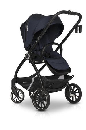 Euro-Cart Crox Pro - Wózek Spacerowy z Gondolą Miękką Cosmic Blue