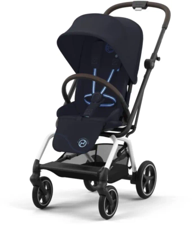 [OUTLET] Cybex Eezy S Twist Plus 2 Wózek Spacerowy Rama Srebrna Dark Blue 2024