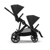 Cybex Gazelle S Wózek Spacerowy Bliźniaczy Rama Czarna Moon Black