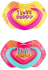 Canpol Babies Smoczek Silkonowy Symetryczny Neon Love 6-18 m 2 szt Girl