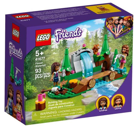 Lego Klocki Leśny Wodospad 41677