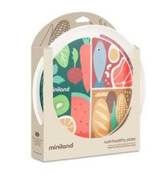 Miniland Terra Talerz Zdrowych Porcji Dla Dzieci