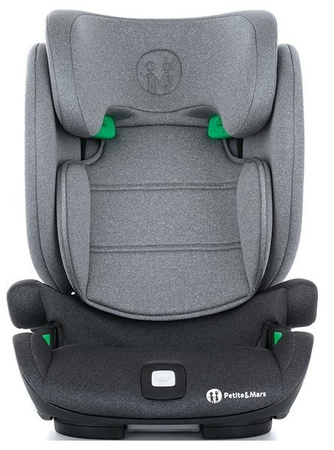 PETITE & MARS Fotelik samochodowy Elite Fix i-size 100-150 cm Misty Grey