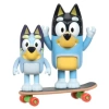 Tm Toys Bluey Figurki 2Pak Jazda na Deskorolce