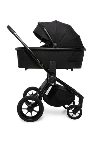 Muuvo Quick SE 2 Wózek Głęboko-Spacerowy Paradise Gold + Cybex Aton B2 i-Size Fotelik Samochodowy 0-13kg + Baza One Volcano Black