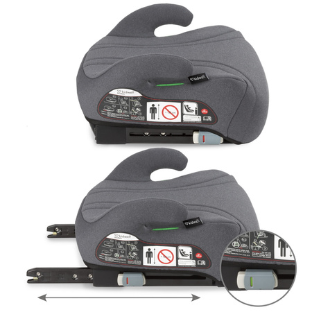 Kidwell Bono Fotelik Samochodowy 125–150 cm Gray