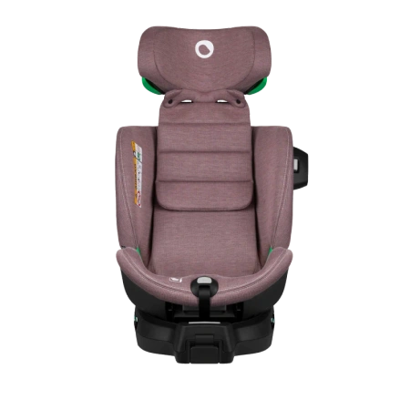 Lionelo Harmony i-Size - obrotowy fotelik samochodowy 0-36 kg | Pink Mauve Bamboo