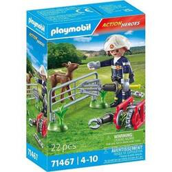 PLAYMOBILE Straż Pożarna - Ratowanie Zwierząt 71467