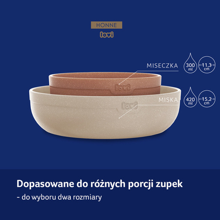 Lovi Miseczki Dla Niemowląt Granola 2 Szt. 21/531 Granola