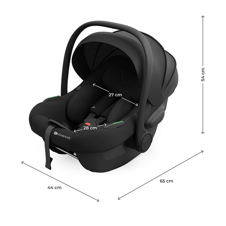 Kinderkraft I-LITE Fotelik Samochodowy 0-13 kg Czarny