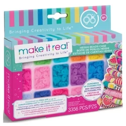Make It Real Zestaw do Tworzenia Bransoletek z Koralikami Heishi i Organizerem do Przechowywania