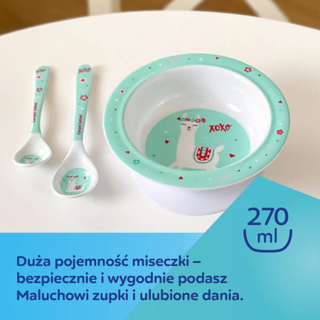 Canpol Babies Miseczka Melaminowa z Przyssawka 270 ml Exotic Animals 4/519 Yellow