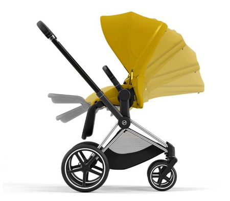 [OUTLET] Cybex Priam 4.0 Mustard Yellow - stelaż Chrome Black