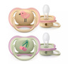 Avent Ultra Air  Smoczek Uspokajający 0-6m Air Girl Deco