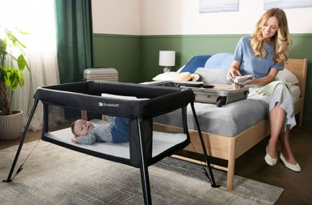 Kinderkraft Cami Łóżeczko Turystyczne Black