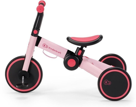 Kinderkraft 4TRIKE  Rowerek Trójkołowy  Candy Pink