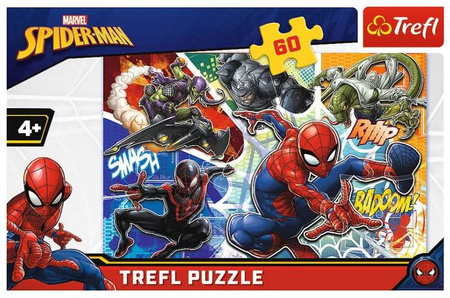 Trefl Puzzle 60 Waleczny Spier-man