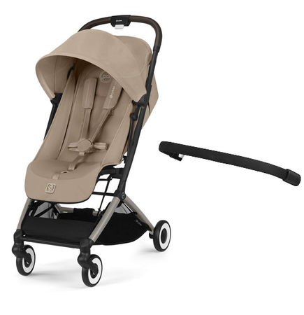 Cybex Orfeo Wózek Spacerowy Rama Taupe Almond Beige 2025 + Cybex Pałąk