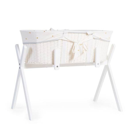 Childhome Stojak Tipi do kosza Mojżesza White