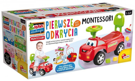 [OUTLET] Lisciani Montessori Moje Pierwsze Odkrycia Gra Samochodzik
