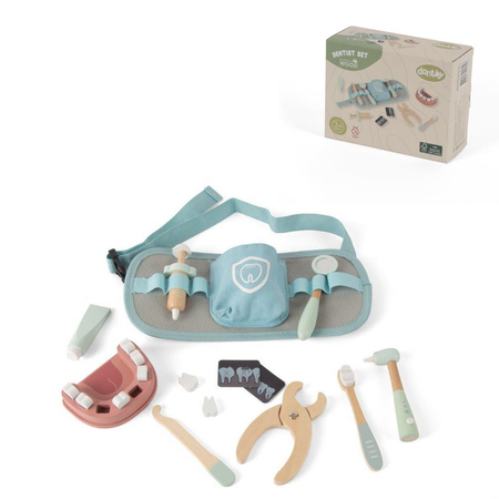 Dantoy Drewniany zestaw MAŁY DENTYSTA dla dzieci