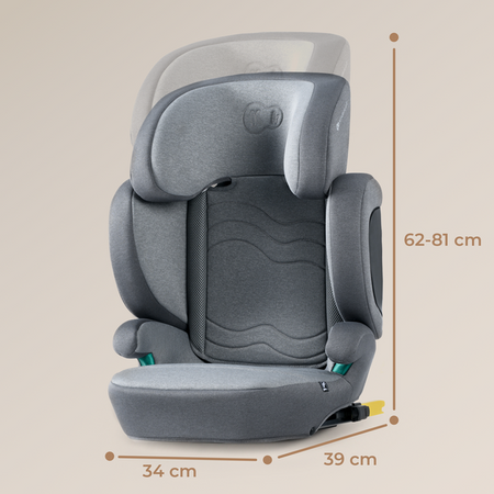 Kinderkraft XPand 2 Fotelik Samochodowy 15-36 kg Rocket Grey