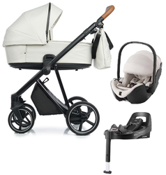Roan Ivi 2.0 Wózek Głęboko-Spacerowy + Britax Romer Baby-Safe Pro Fotelik Samochodowy 0-13kg + Baza
