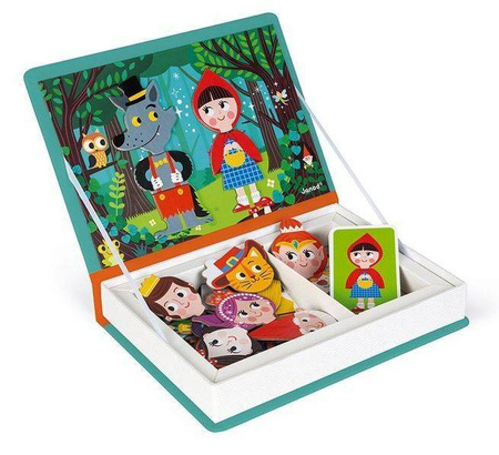 Janod Magnetibook Magnetyczna Układanka 3-8 Lat Świat Baśni 
