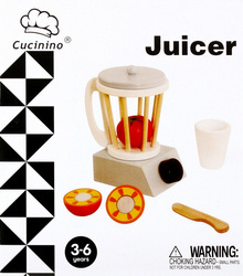 MEGA CREATIVE Blender Drewniany z Akcesoriami