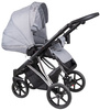 Coletto Craft Wózek Głęboko-Spacerowy 2w1 C-05 Czarno-Srebrna Rama 