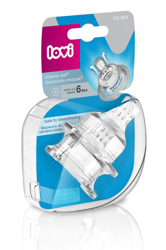 Lovi Super Vent Dynamiczny Smoczek Do Karmienia 6m+ Kaszka 18/753