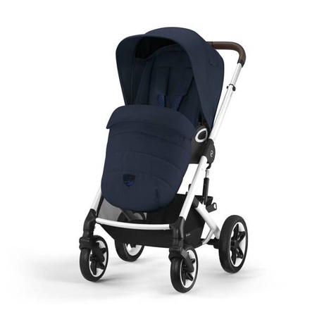 Cybex Talos S Lux Wózek Głęboko-Spacerowy Rama Srebrna Ocean Blue