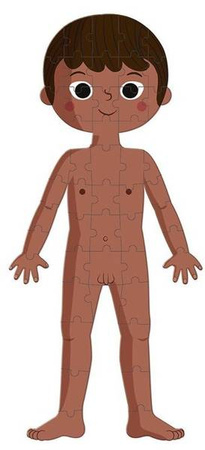 Janod Puzzle Edukacyjne Gigantyczne Ciało Człowieka 50, 75 I 100 Elementów 5 +