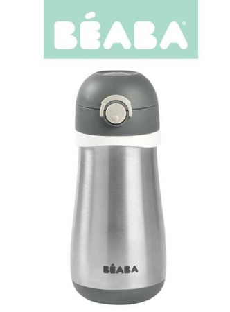 Beaba Bidon Termiczny Termobutelka 350 ml Mineral Grey